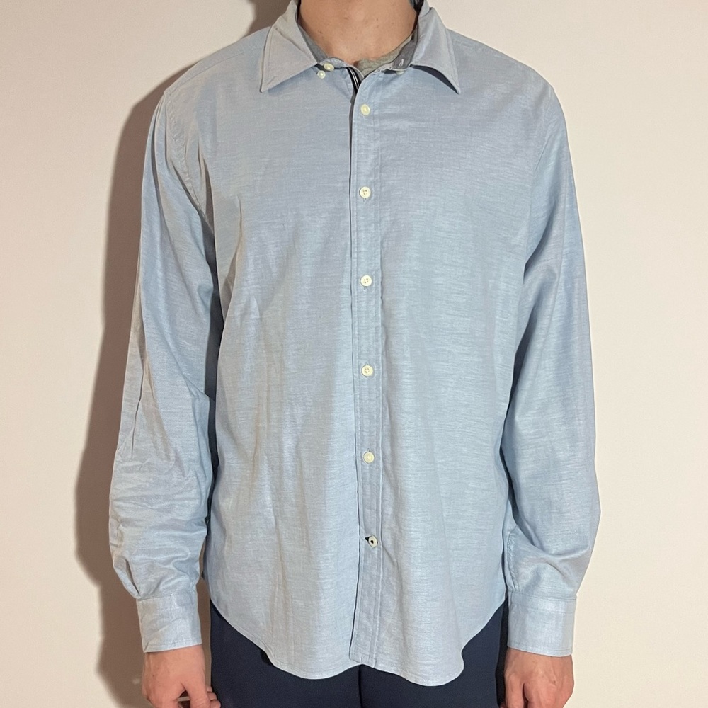 Blue Long Sleeve Button Down
